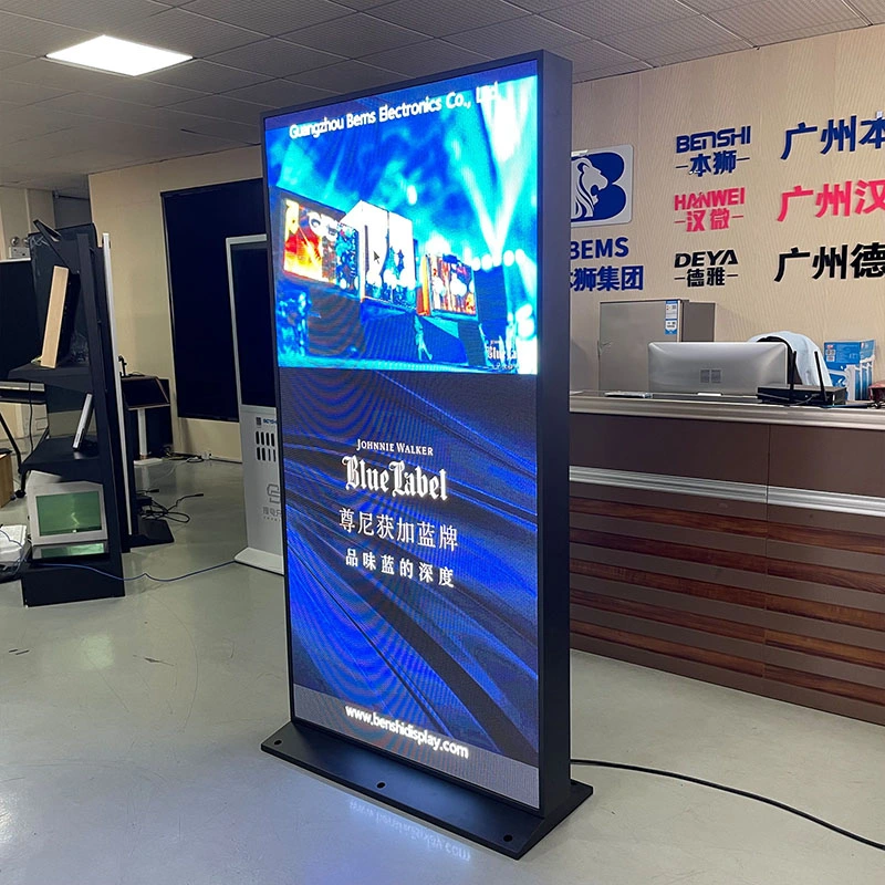 Vertikale Giant Outdoor LED-Bildschirm-Wand-Video-Werbung-Display LED-Anzeigen