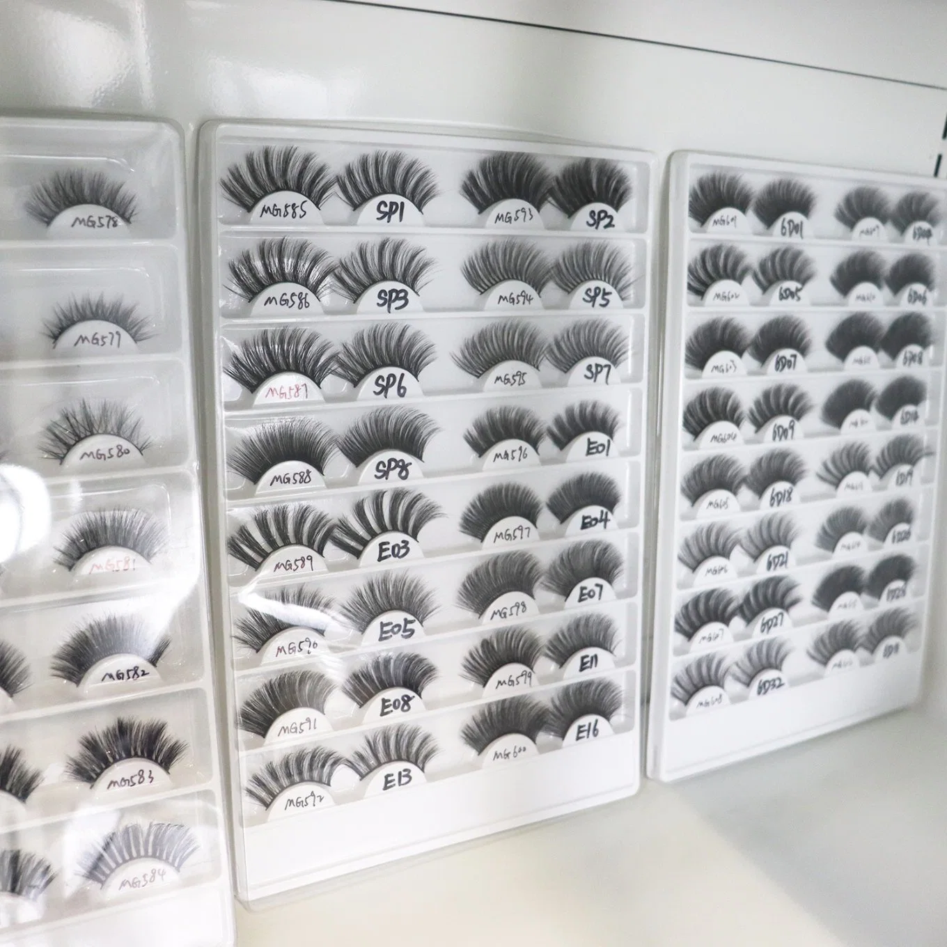 Glitter Mink Hair False Eyelashes Christmas Halloween Wholesale/Supplier Price Factory Shipped