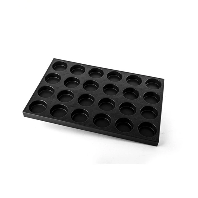 RK Bakeware China-Slicone Cupcake glaseado Muffin Custard Cake Baking Tray Molde para bizcocho de muffin para líneas industriales de cupcake