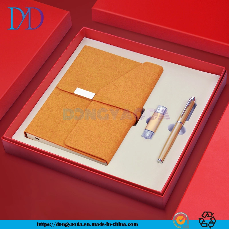 Bolígrafo bloc de notas u disco Set de regalo empresarial regalos Set de Regalo personalizado de Office pueden ser el logotipo impreso