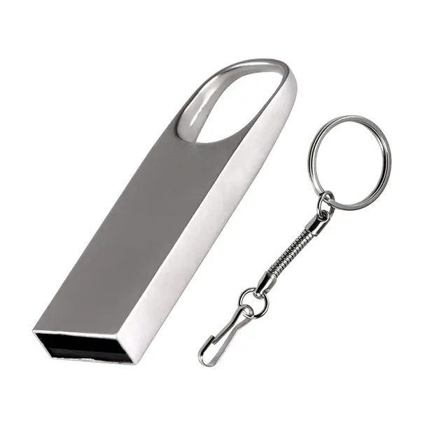 USB Flash Drive 64GB 32GB 16GB 8GB 4GB Pen Drive Pendrive Waterproof Metal Silver U Disk Memoria Cel USB Stick Gift