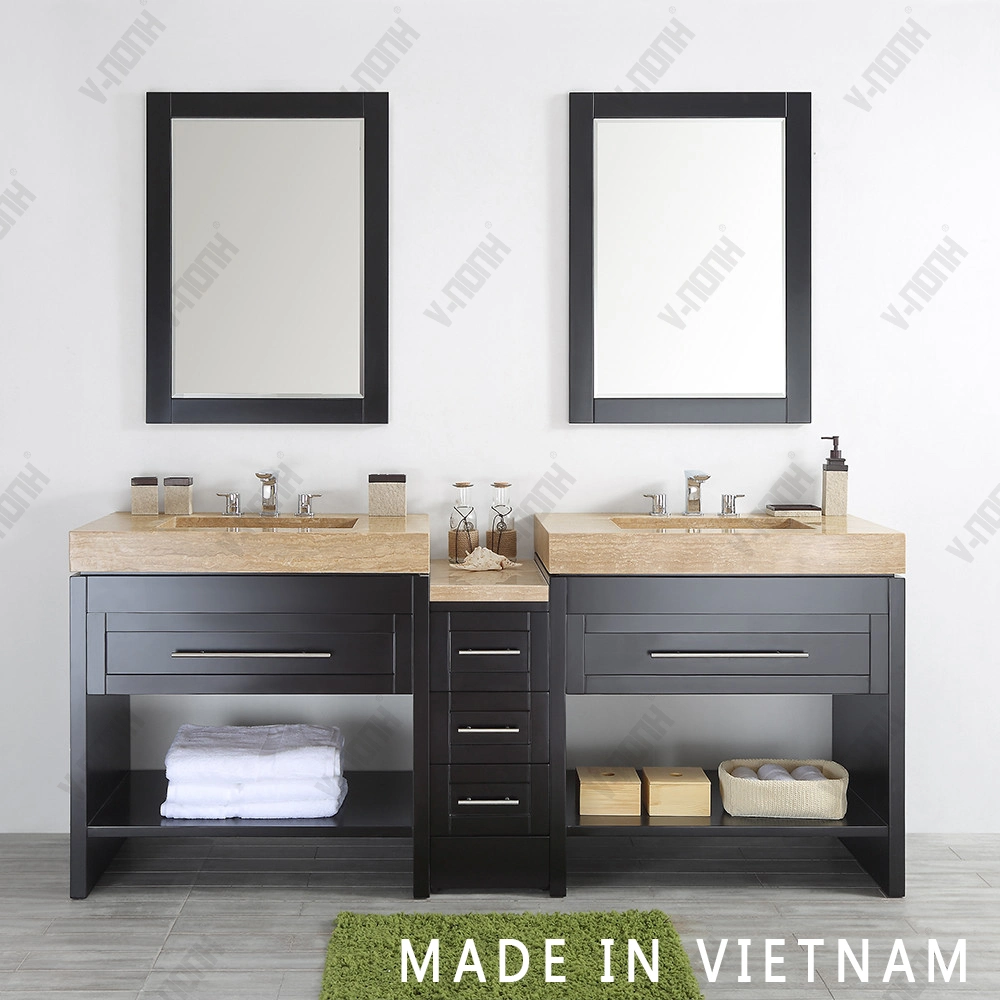 Vietnam montado en el piso de madera contrachapada de Mayorista/Proveedor de accesorios de baño vanidades