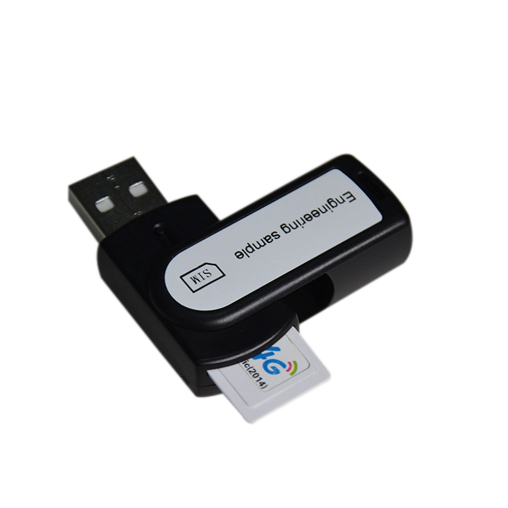 Mini-lecteur de carte à puce Cartes SIM Memory-Based Cartes à puce avec interface USB 2.0 LECTEUR SDK librement (DCR35)