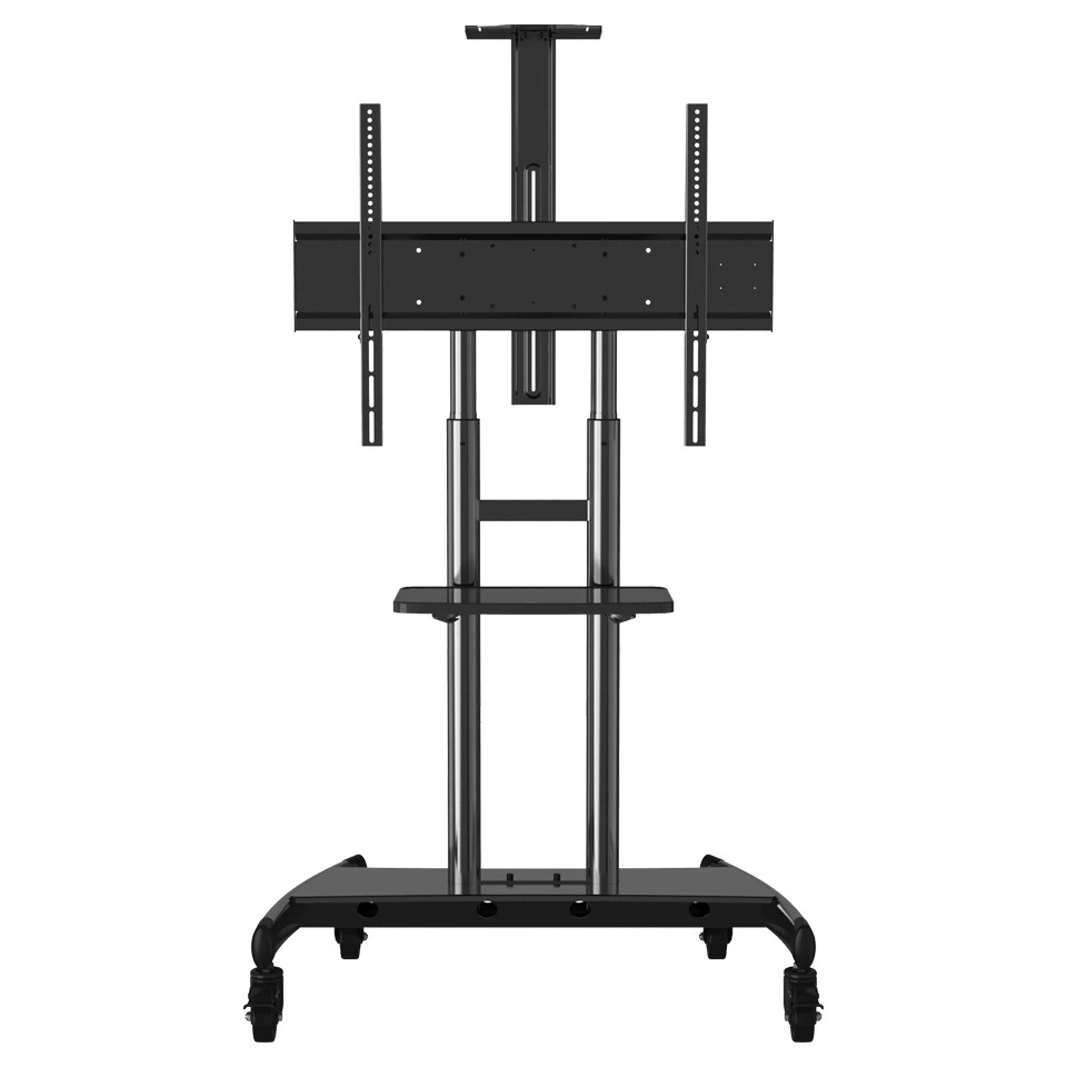 Wirtschaftliche Unterstützung für 32-55 Zoll Ladegewicht 45,5kgs Video Loading 4,5kgs Display-Racks Mobile TV Cart