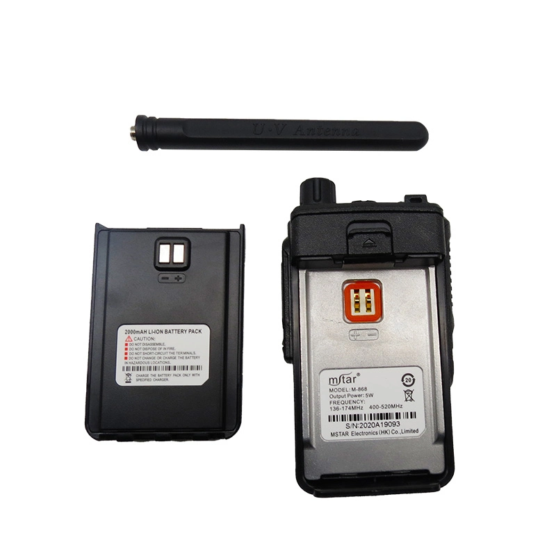 Mstar M-868 Linterna Walkie Talkie