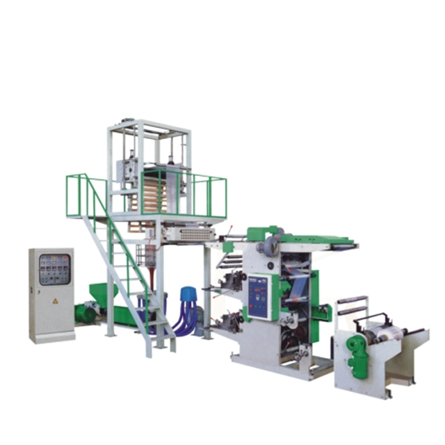 Film Extrusion Blowing Machine Flexographic Printing Press Connect Line Set