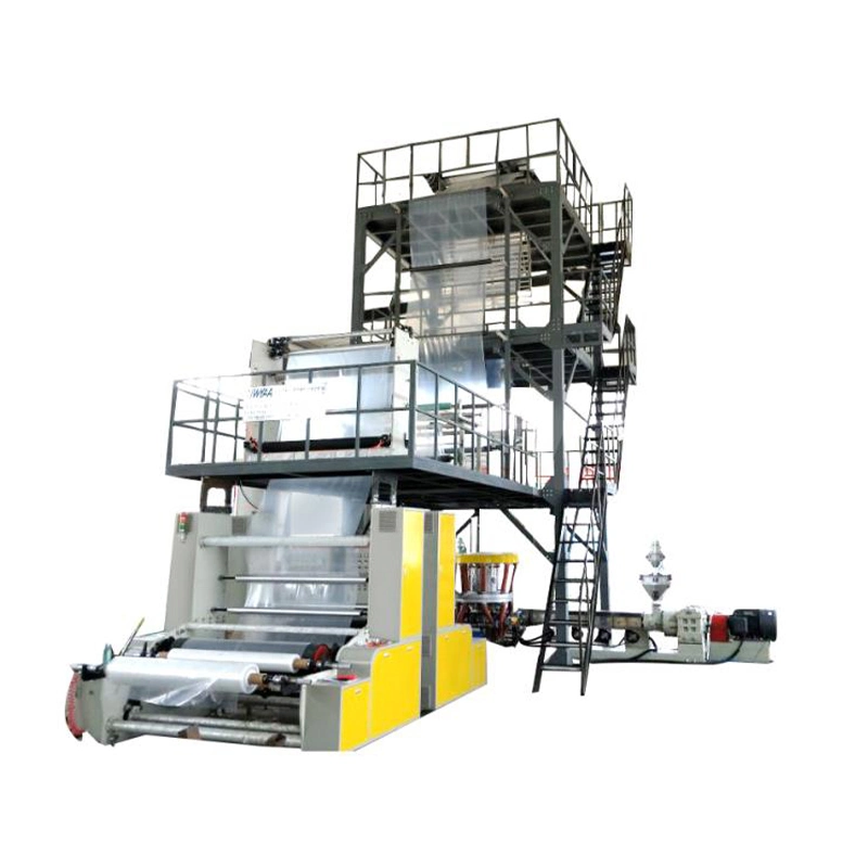 FM1300 Packaging Film Blow Machine Sj-55/30 Single Screw Extruder Blowing Film Machine