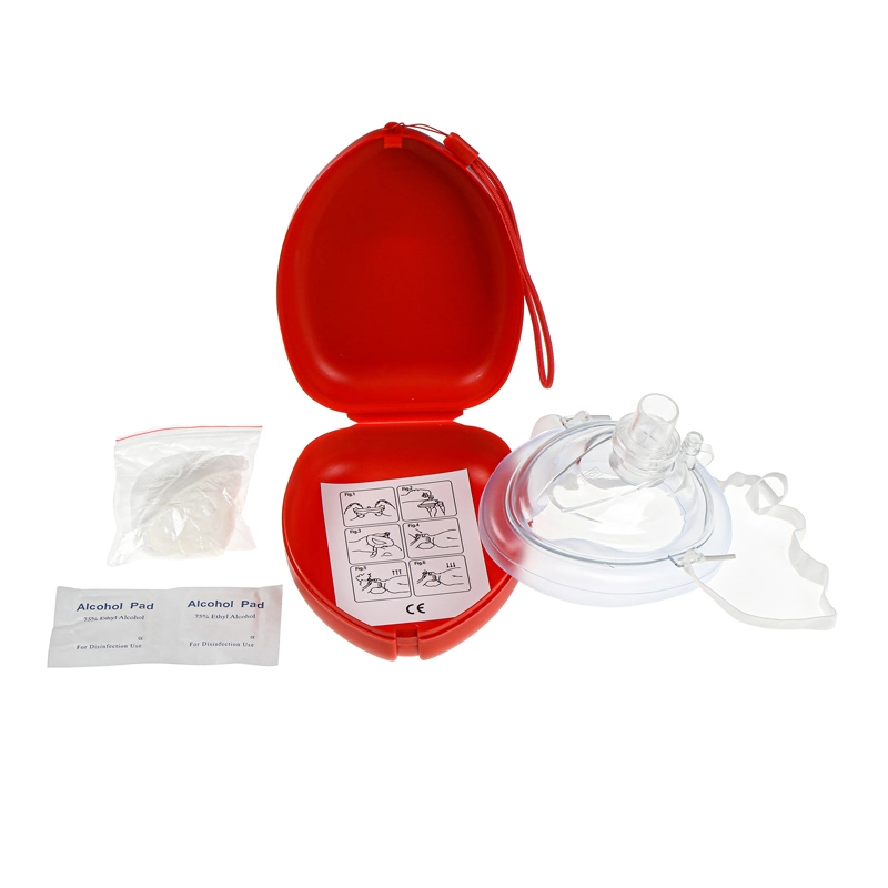 PVC Disposable CPR Breathing Mask Case