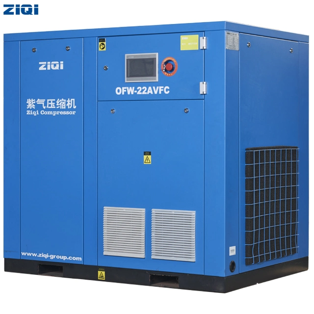 Oil Free Best Design Motor 22kw No Pollution Small Vibration AC Power Electric Type Screw Air Compressor for Sale Equipment