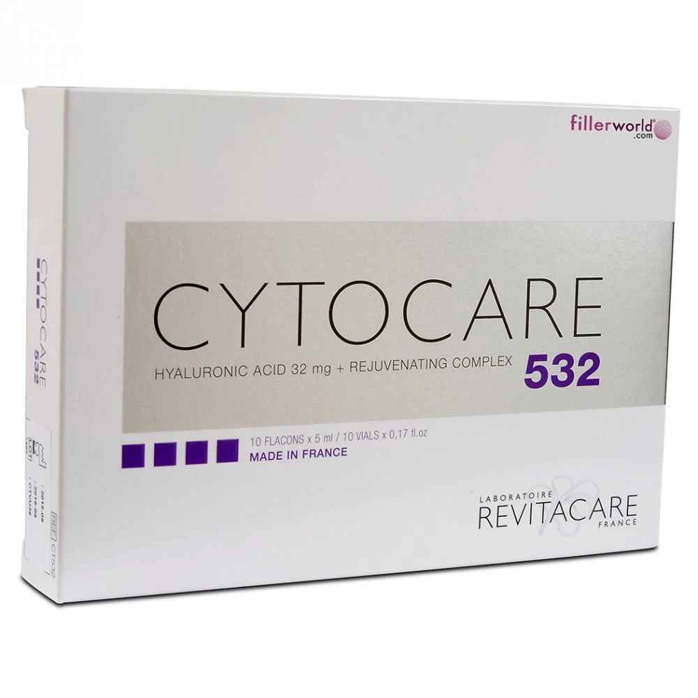 2023 Korea Cytocare 614/516/532 Hyaluronic Acid (10 bottles X5ml) to Reduce Wrinkles and Fine Lines, Dermal Fillers, Anti-Aging, Firming and Lifting