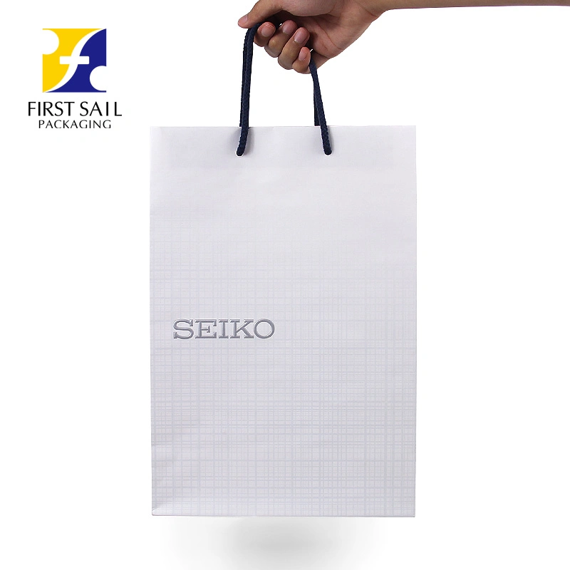 Printing Cosmetic Promotion Kraft Paper Gift Packaging Bag