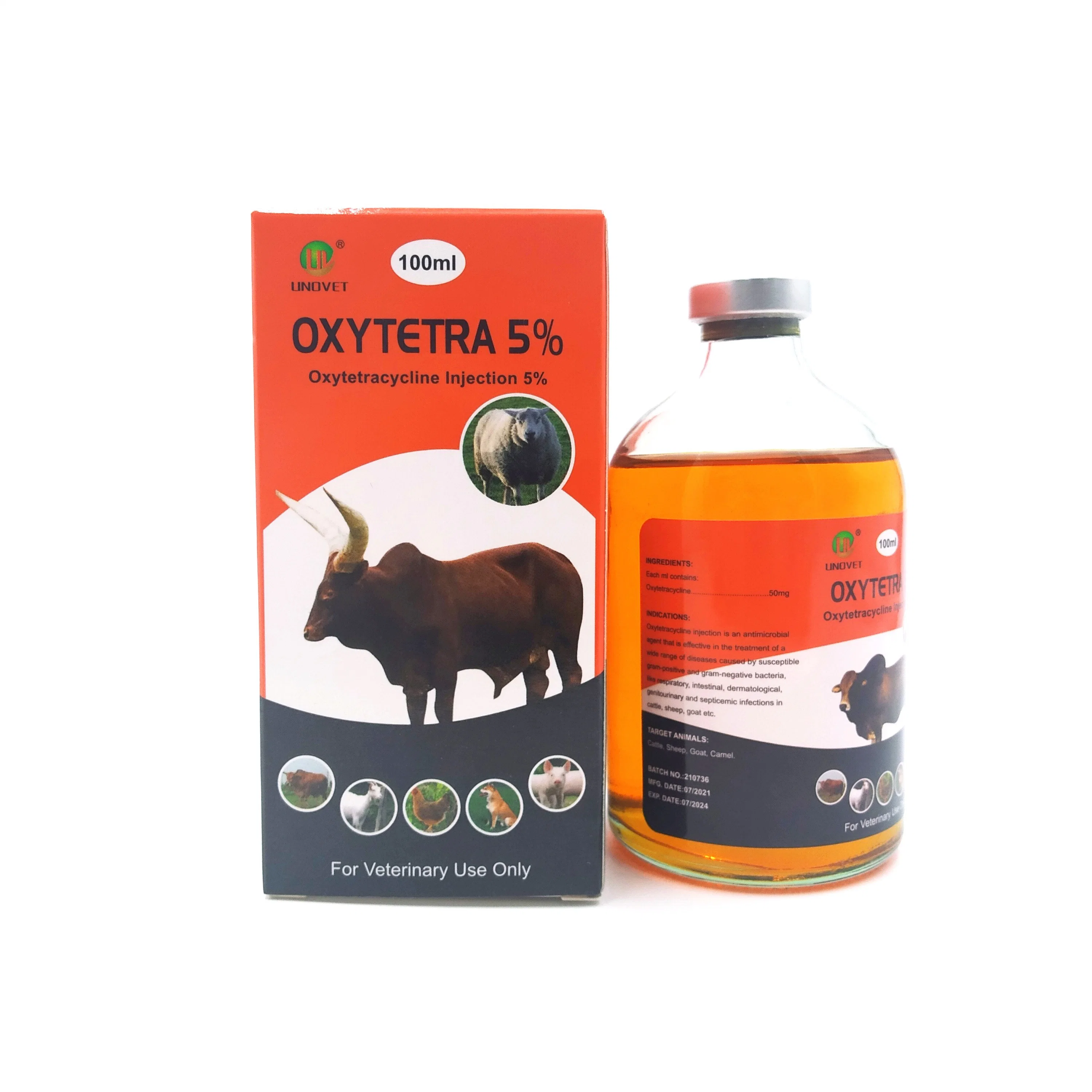 L'oxytétracycline, cochon d'injection, de bovins et ovins de la médecine vétérinaire