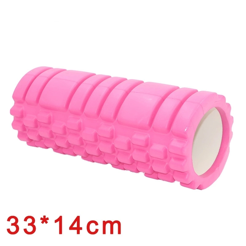 Goldenwell High Density Muscle Massage EVA Yoga Grid Foam Roller