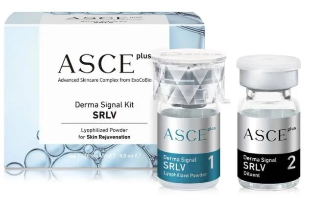 Popular Anti-Aging ASCE Plus Srolophiled Srolv Exosoma Dermal señal Kit piel brillante