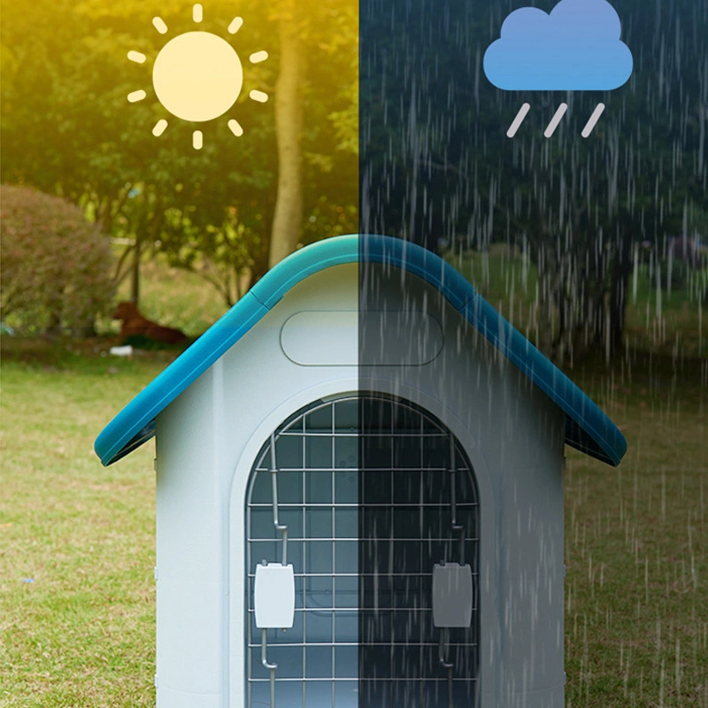 2023 Outdoor Plastic Water Proof Cute Pet House for Dog