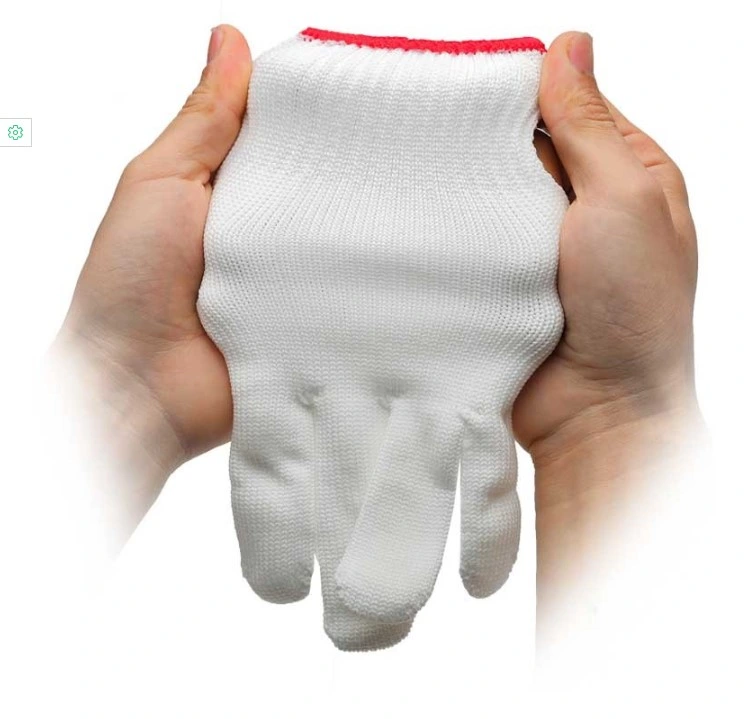 De Propósito General antideslizamiento Guantes de trabajo Nylon hebras trabajan guantes de seguridad