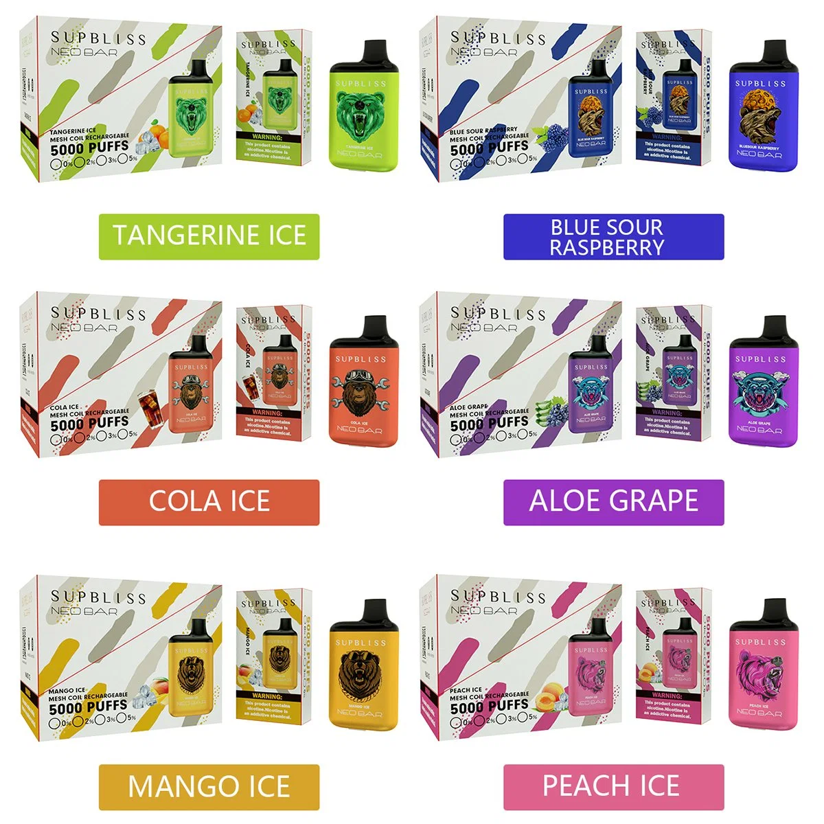 Eliquid Vapor Puff Vape Factory Einweg