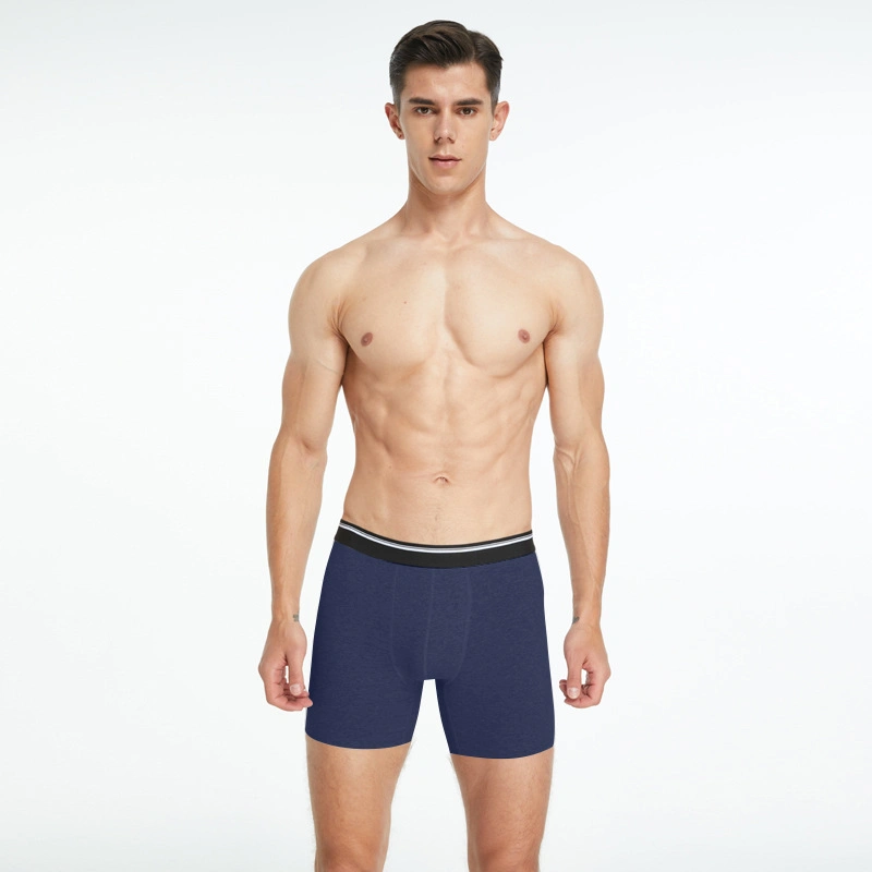الملابس الرجالية المكبرة من القطن أربع زوايا Boxer Boy Shorts للرجال الملابس الداخلية