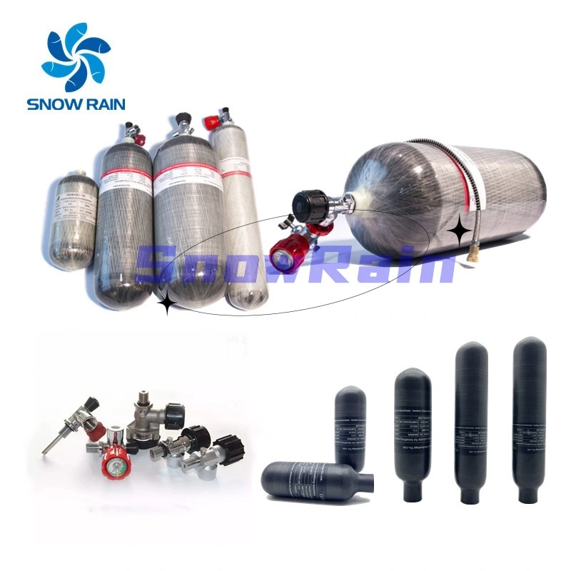 Manufacturer Direct Sale Aluminum Liner Fiber Carbon Pcp Air Gas Tank