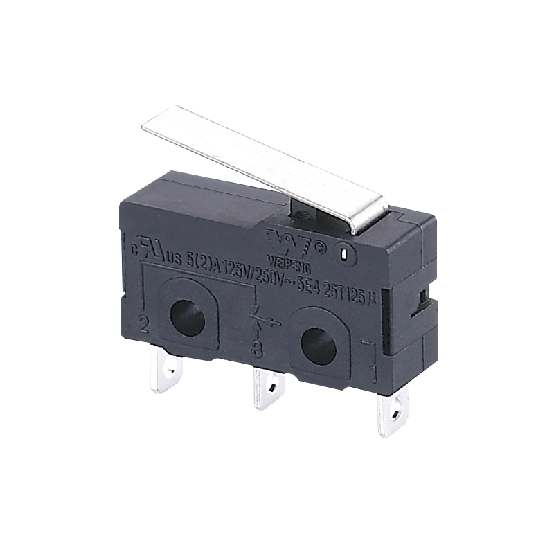 HK-04G-Lz-107 Interruptor Micro de 3 pinos Nc No com Alavanca Metálica Curta