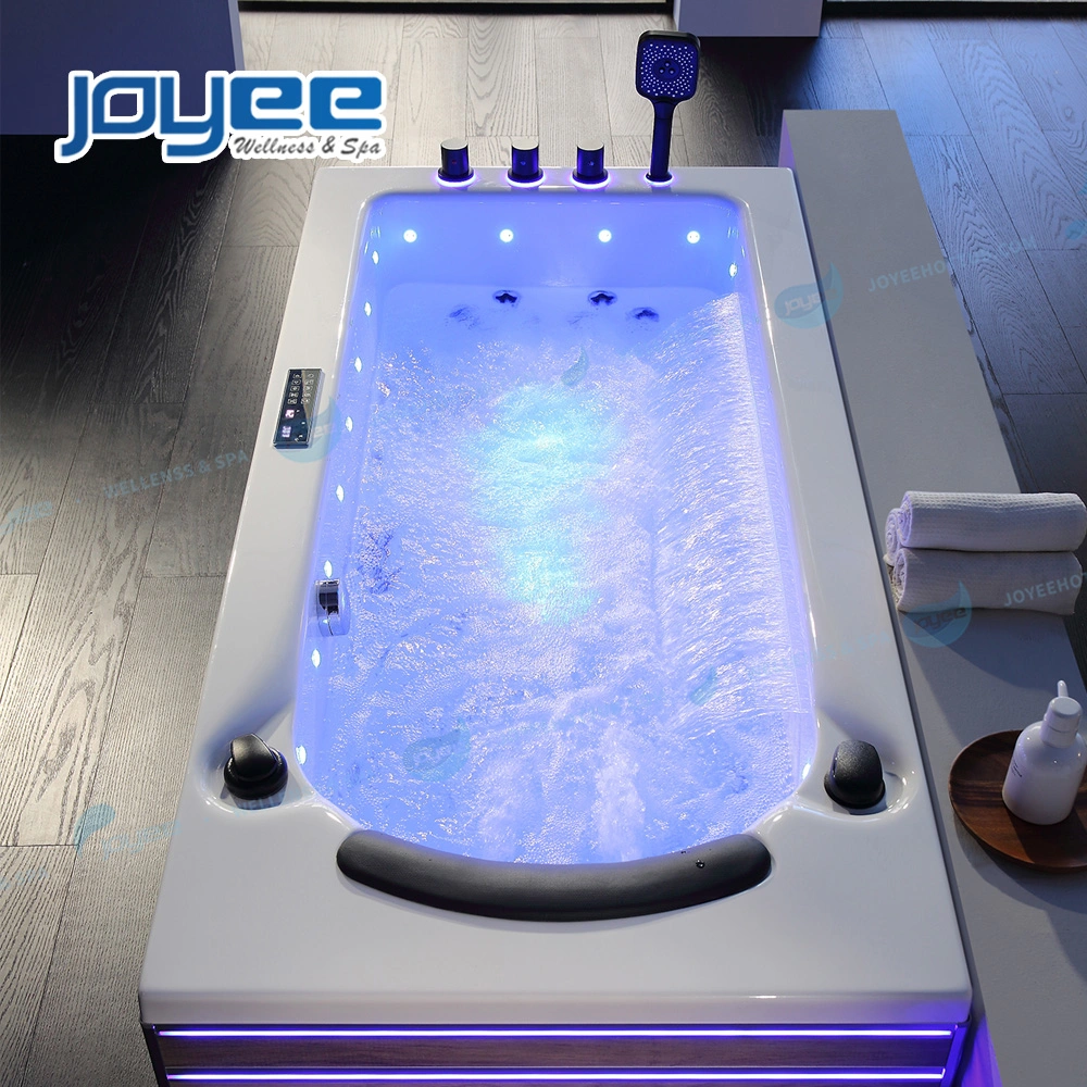 Joyee Moderne Mode Badewanne importiertes Material Wasserfall kleine Größe SPA