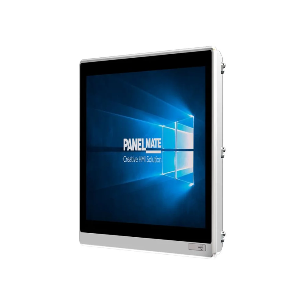 IP65 pulgadas Panel industrial incorporado Monitor táctil 18,5 impermeable y resistente al polvo templado Pantalla de cristal Industrial Display con RJ45 IDD-Link4