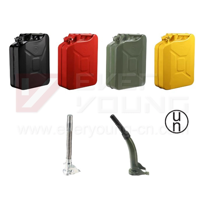 5 Liter Jerry Can Customizable Colors Metal Fuel Can for Gasoline Portable Storage