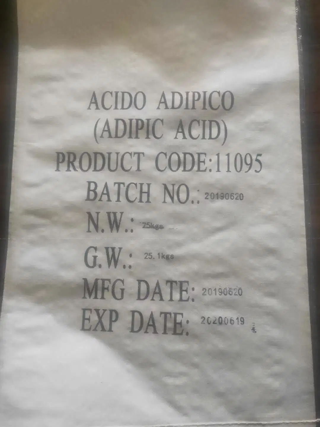 Organic Acid CAS 124-04-9 Haili or Hualu Adipic Acid 99.7%Min Price