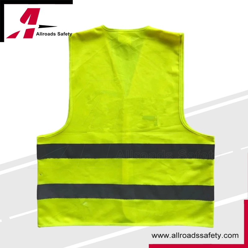 Protección impermeable reflectante Chaleco de seguridad de tráfico de alta visibilidad