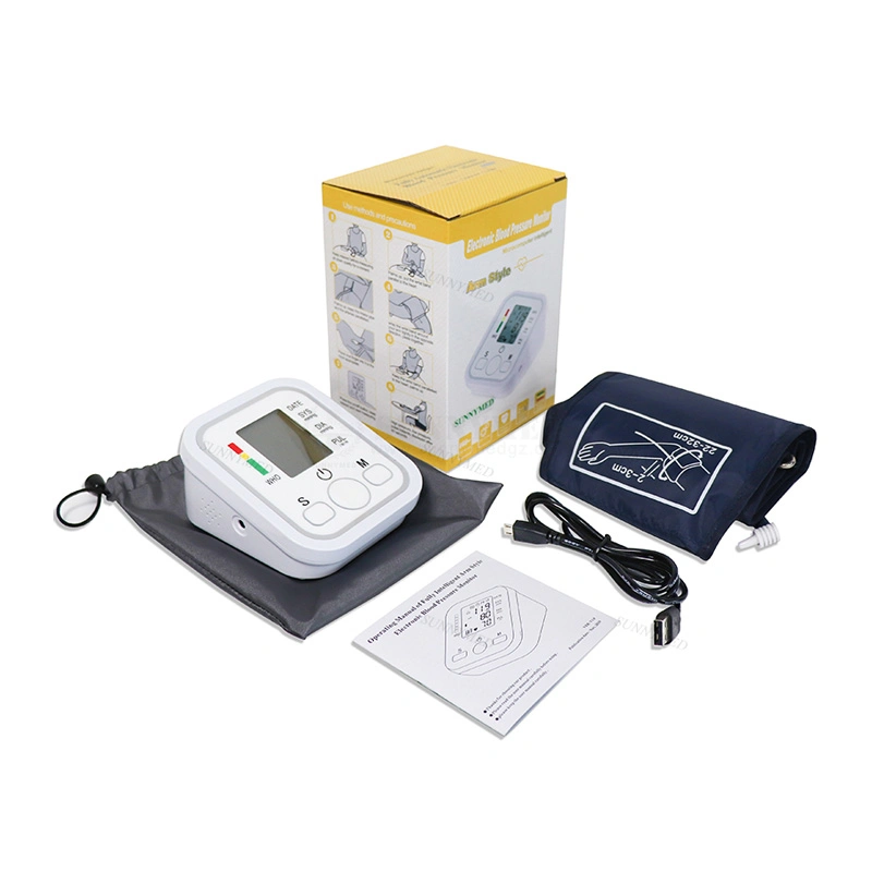 Sy-G084 Potable Upper Arm Digital Blood Pressure Monitor Portable LCD Sphygmomanometer