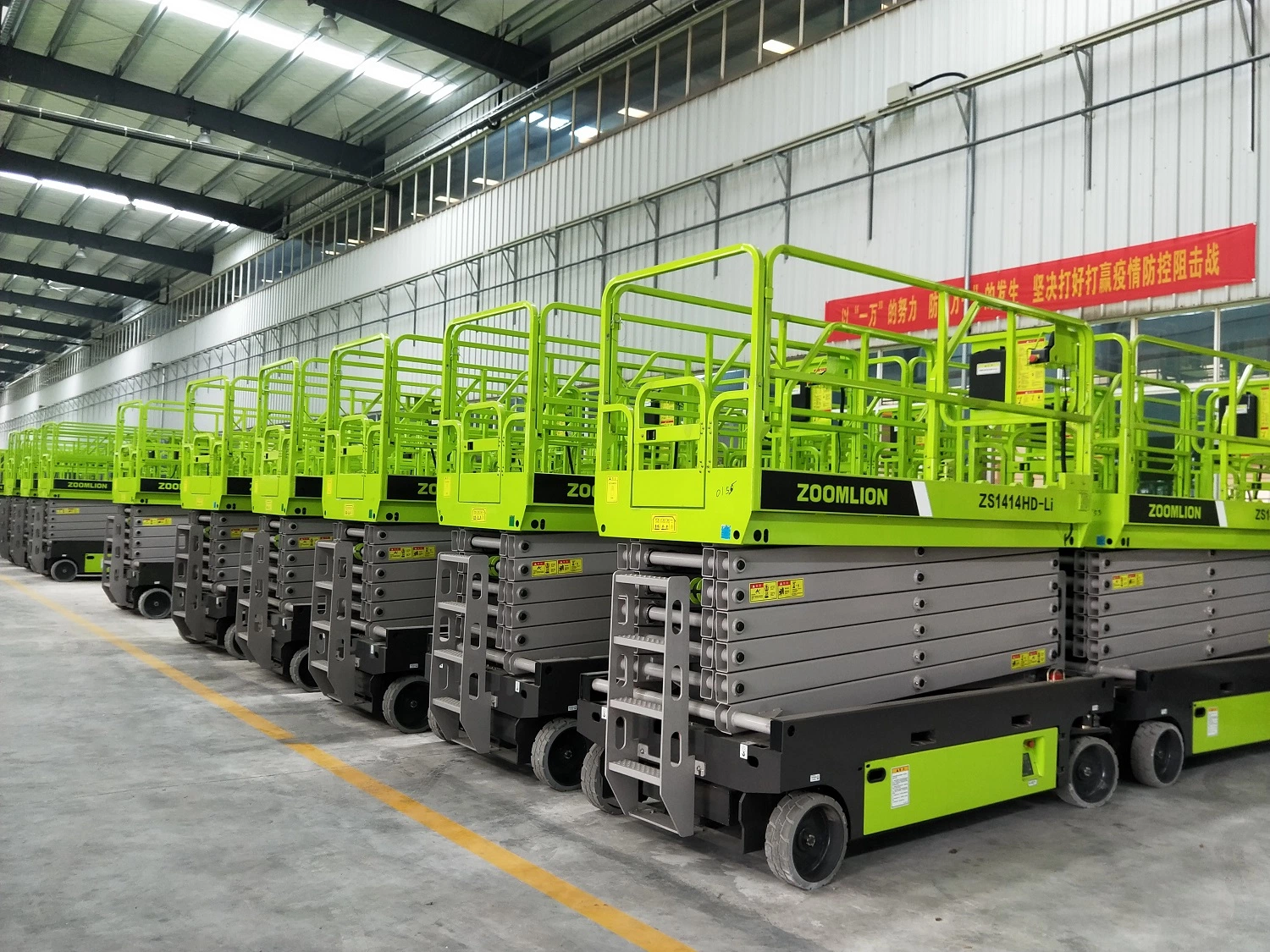 Large Size Awp 15.7m Scissor Lifts Zs1414 Hydraulic Control Self-Propelled Hoist Machinery