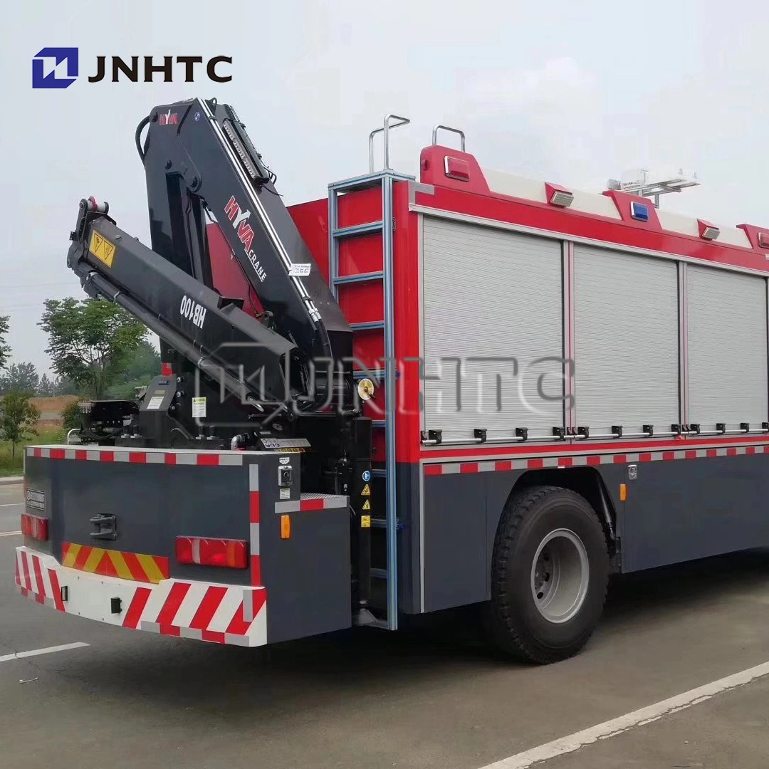 32m 6X4 Fire Truck Turntable Ladder with Famous Chassis Price