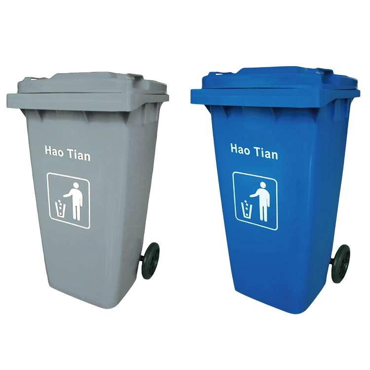 240L Eco-Friendly Feature Outdoor Plastic Rubbish Trash Waste Bin