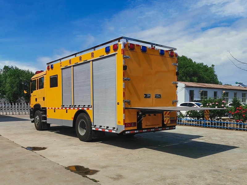 Used Sinotruk 4X4 Large Flow Flood Control Drainage Vehicle for Emergency Rescue