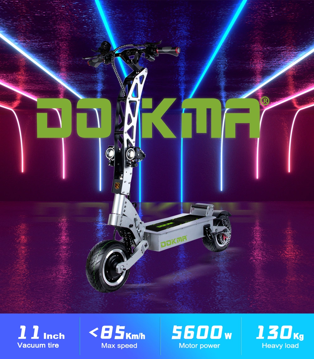 [5% off]Dokma Dks-PRO off-Road Big Wheel Adult Motor Two Wheel Kick Scooter Mobility Foldable Power 72V 11 Inch Fast Electric Scooter