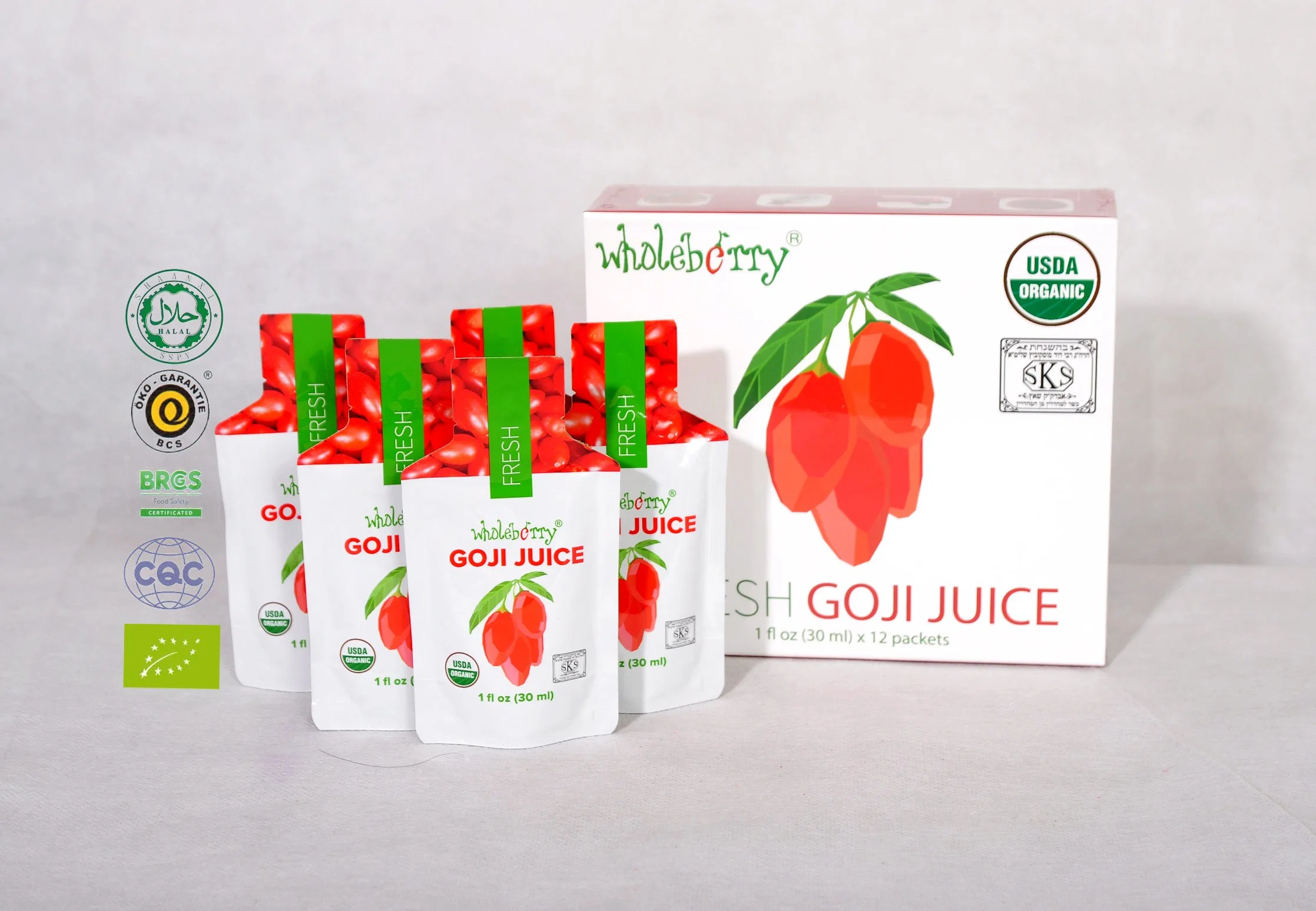 BCS Certified Ningxia Factory Goji Berry Puree Juice