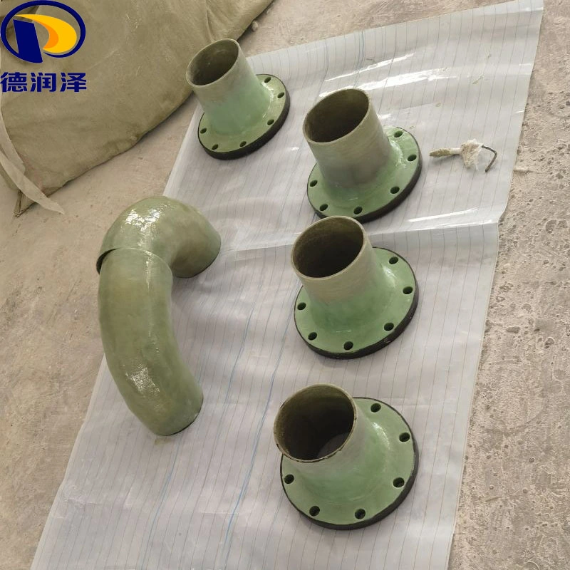 FRP Pipe Fitting GRP Pipe Elbow Fiberglass Flange Tee Pipe Fittings