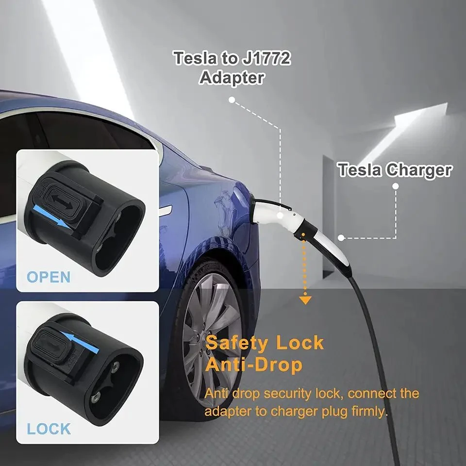 Highfly Factory Custom AC Electric Vehicle Charger Connector Socket Plug Tpc to Type 1 EV Adapter