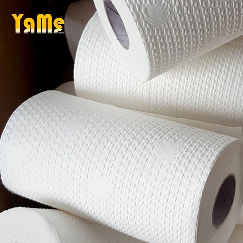 Highly Absorbent Oil Bamboo Paper Towels 2 Ply Kitchen Tissue Paper as Your Request Toilet Tissue Papers