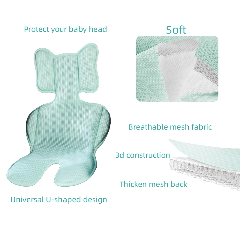 La Chine Manufacture personnalisés lavable en 3D de gros Confort poussette de bébé respirant Doublure douce Pad mat