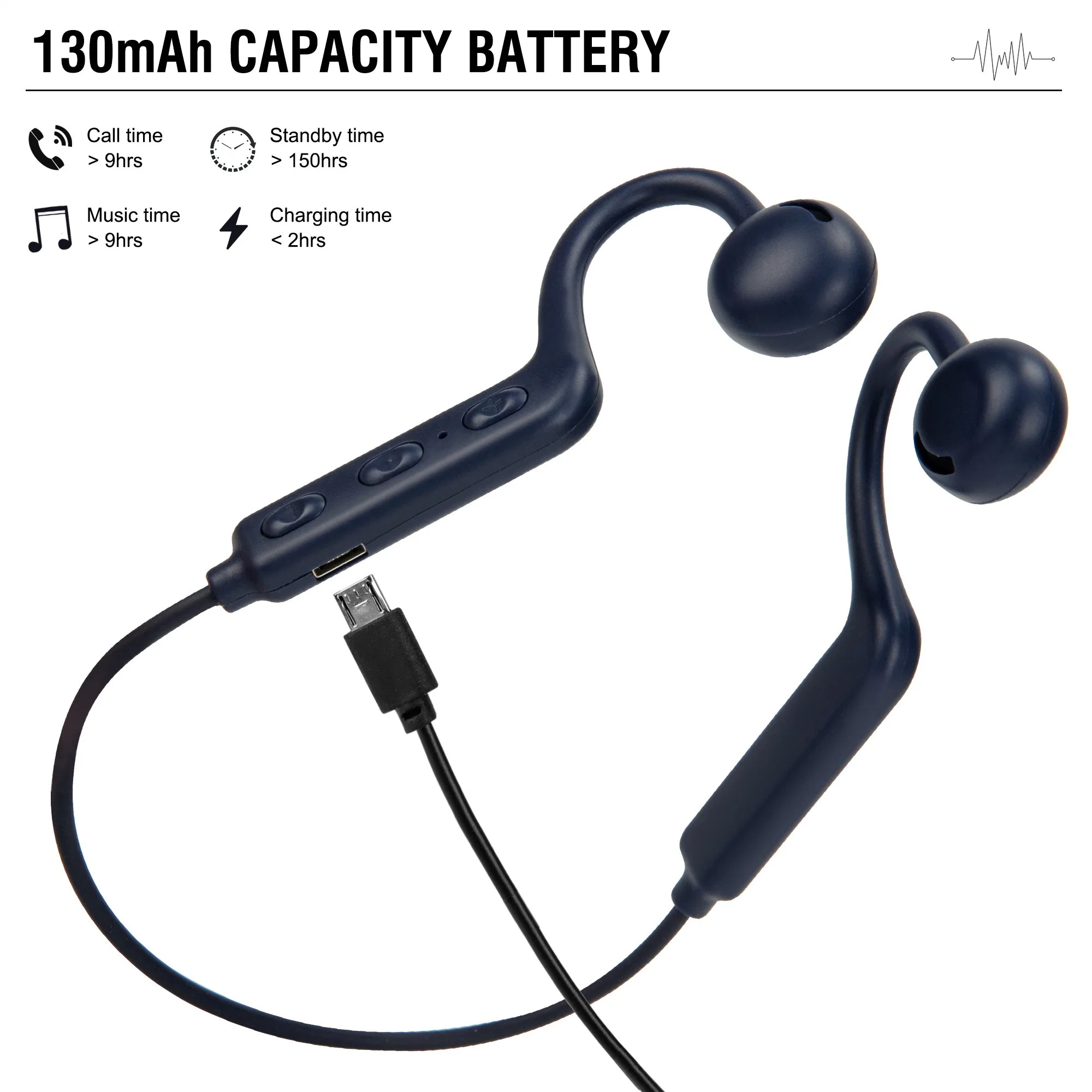 Supplier OEM Hot-Sales Waterproof Wireless Bluetooth Headphone Suitable Swimming Sports