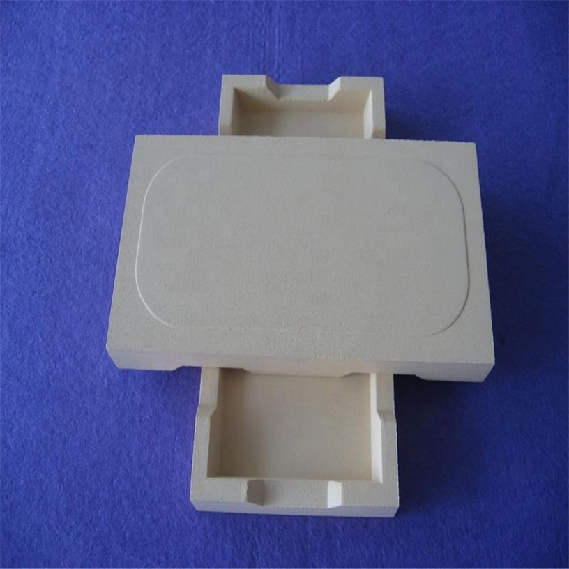 Customized Refractory Calcium Stabilized Zirconia Zro2 Ceramic Saggar Tray for Pipe Furnace