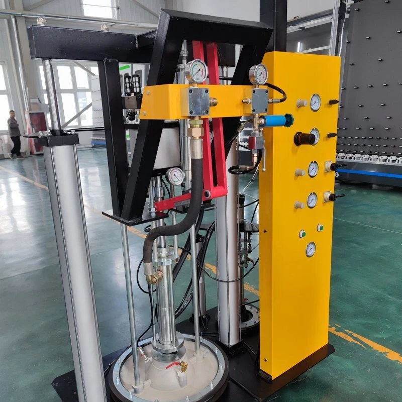 Two-Component Ab Sealant Coating Machine Fully Automatic Insulating Glass Gluing Line Manual Rotary Tabletop Two-Component Glue Machine
