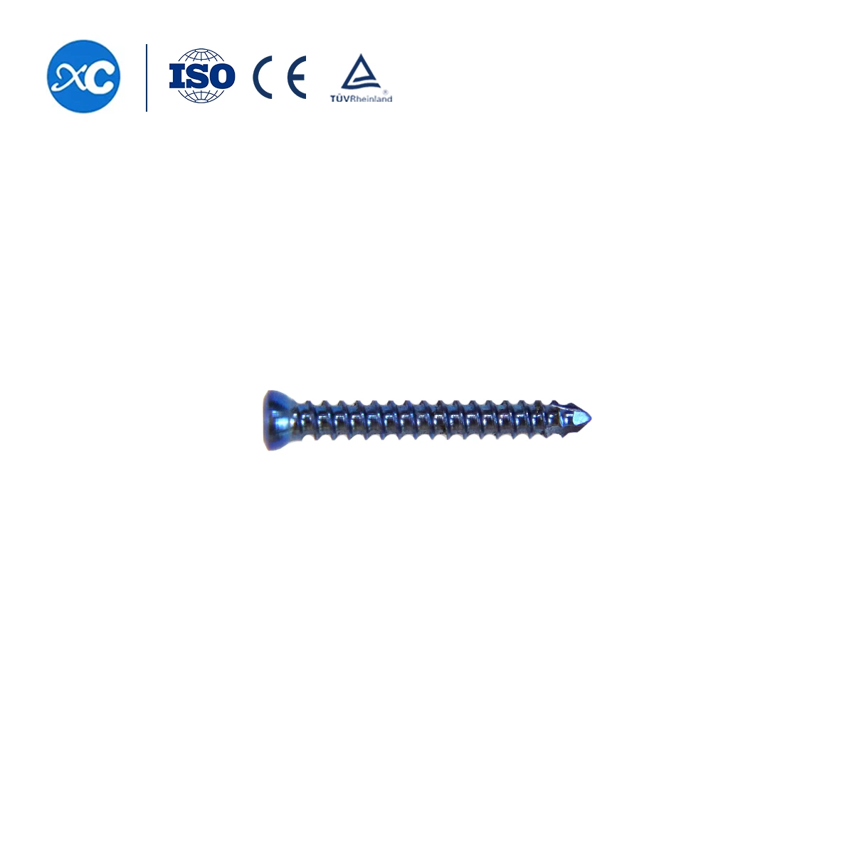 Implantes ortopédicos veterinarios Mini 1.6 2.4 3.2 4.0 mm el tornillo de titanio