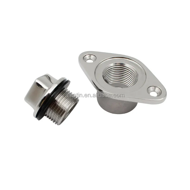 Hardware Marine Drainage Water Plug Bung Hole Stern Drain Plug Cover Yacht Boat Bilge Sewage Outlet Accessories