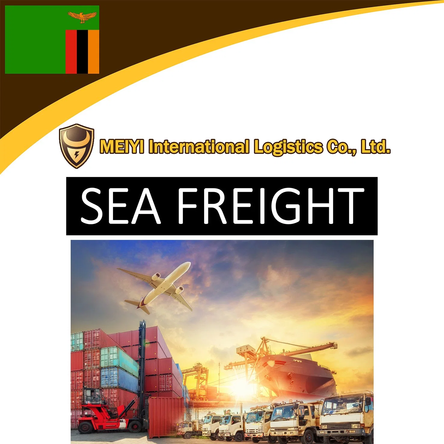 Shipping agent From China Provides shipping service to Zambia air freight logistics express delivery Nike Alibaba express