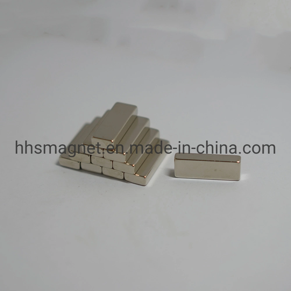 High Performance Industrial Permanent NdFeB Magnetic Block with Nickel Coating