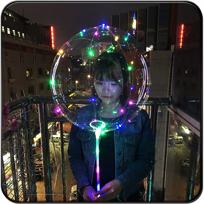 Toprex Valentine&prime; S LED Bobo Balloons with LED Fairy Lights