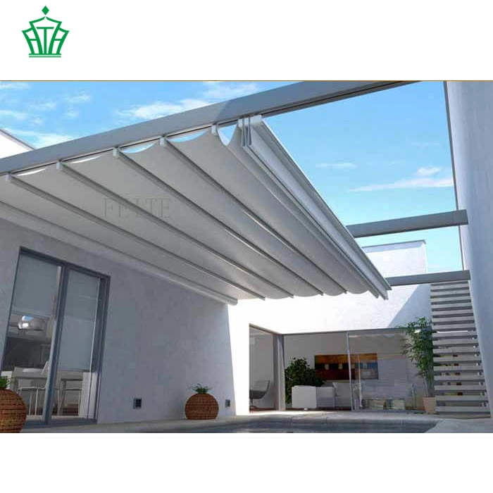 Motorized Pergola Aluminum Folding PVC Roof Pergola