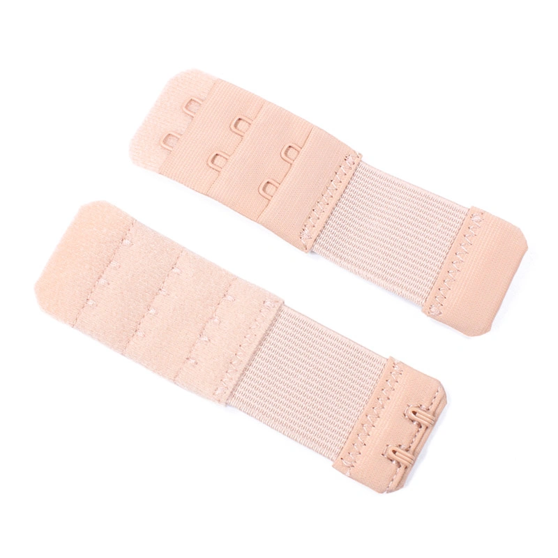 High quality/High cost performance  Wholesale/Supplier 3.2cm 3 Row 2 Hook Bra Hook and Eye Elastic Bra Extender